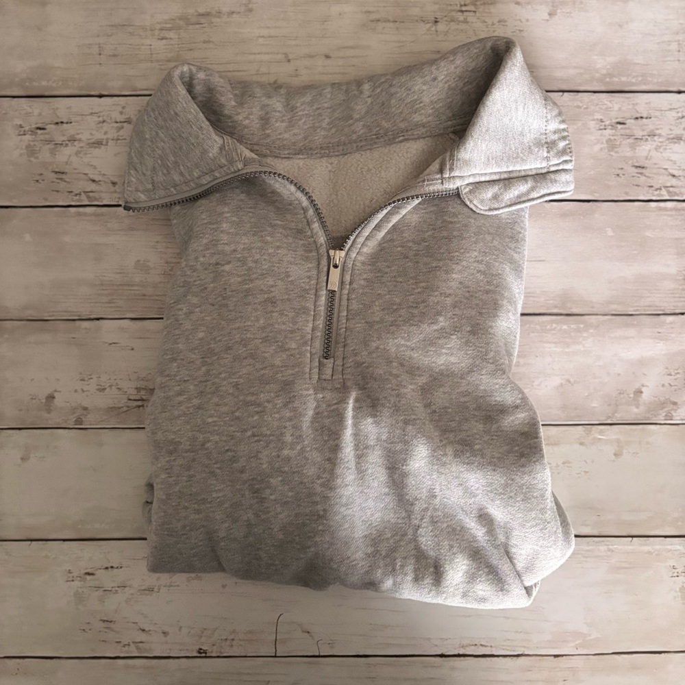 All in Motion Gray Quarter-Zip Sweatshirt